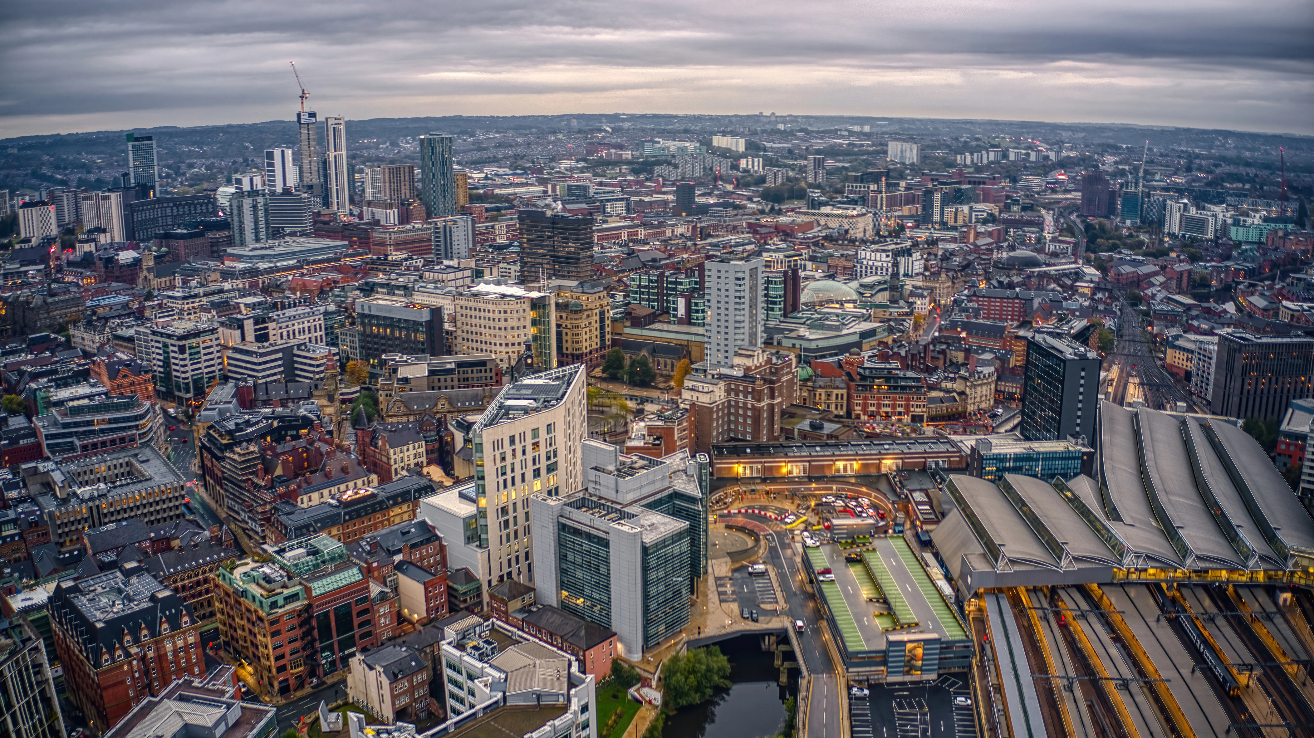 Leeds city skyline