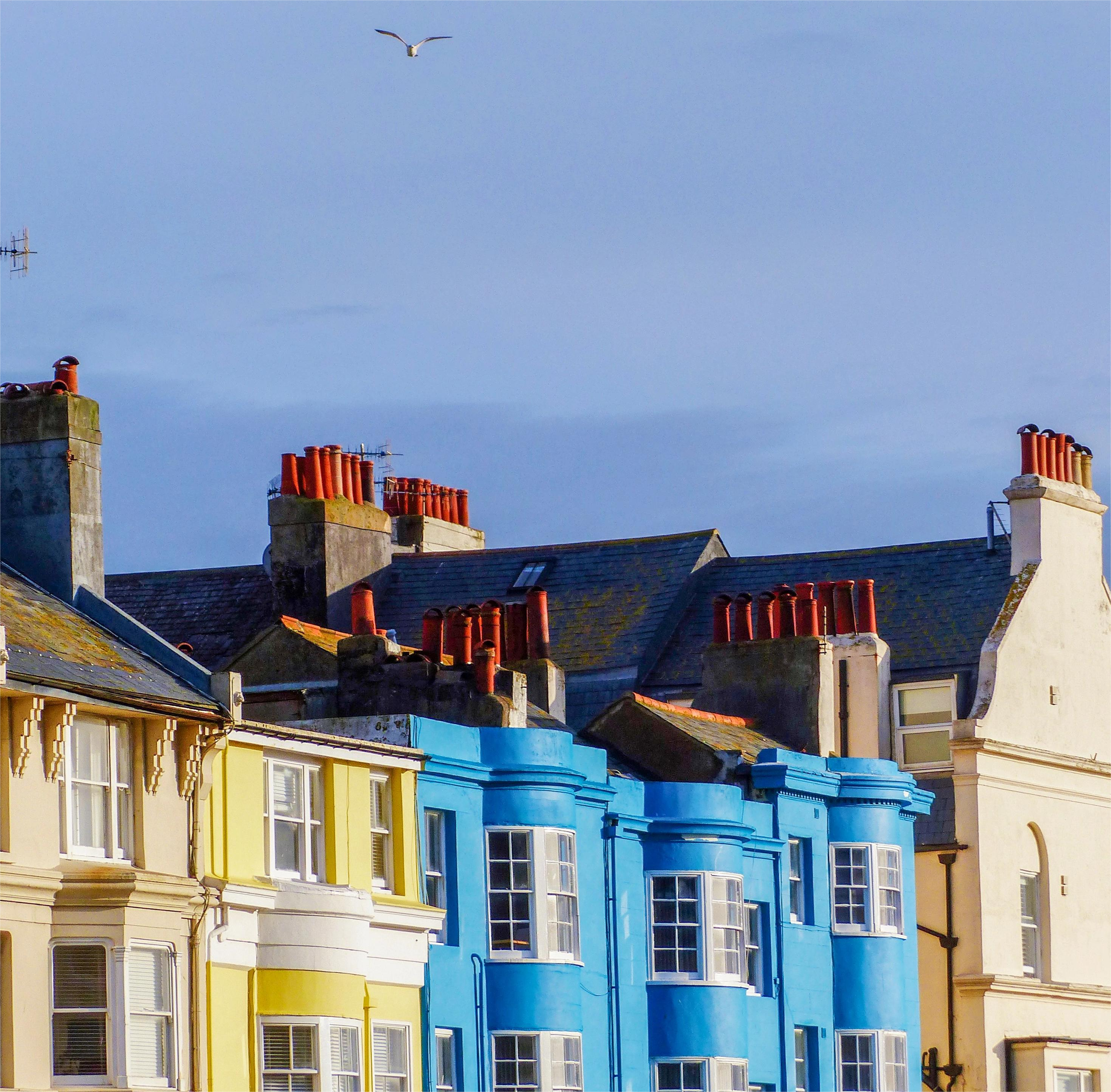 Colorful Leeds houses representing local property promotion